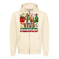 Sandshell Viva Mexico Coffee Cups With Cactus And Tequila Zipper Hoodie - FaDigitalArtStudio
