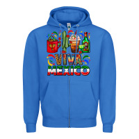 True Royal Viva Mexico Coffee Cups With Cactus And Tequila Zipper Hoodie - FaDigitalArtStudio