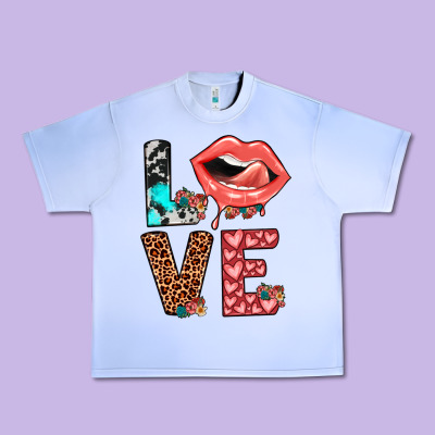 Valentines Love Urban Heavy Tee Designed By Jahusdesignshop