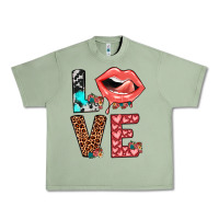 Oil Green valentines love Urban Heavy Tee - JahusDesignShop