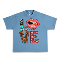 Pebble Blue valentines love Urban Heavy Tee - JahusDesignShop