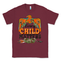 Burgundy every child matters thunderbird Classic Tee - BarkalooDesign