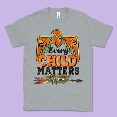 Every Child Matters Thunderbird Classic Tee Designed By Barkaloodesign