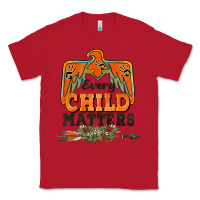 Red every child matters thunderbird Classic Tee - BarkalooDesign