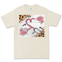 Bone customized leopard floral nurse Premium Tee - MaliasSmallBusiness
