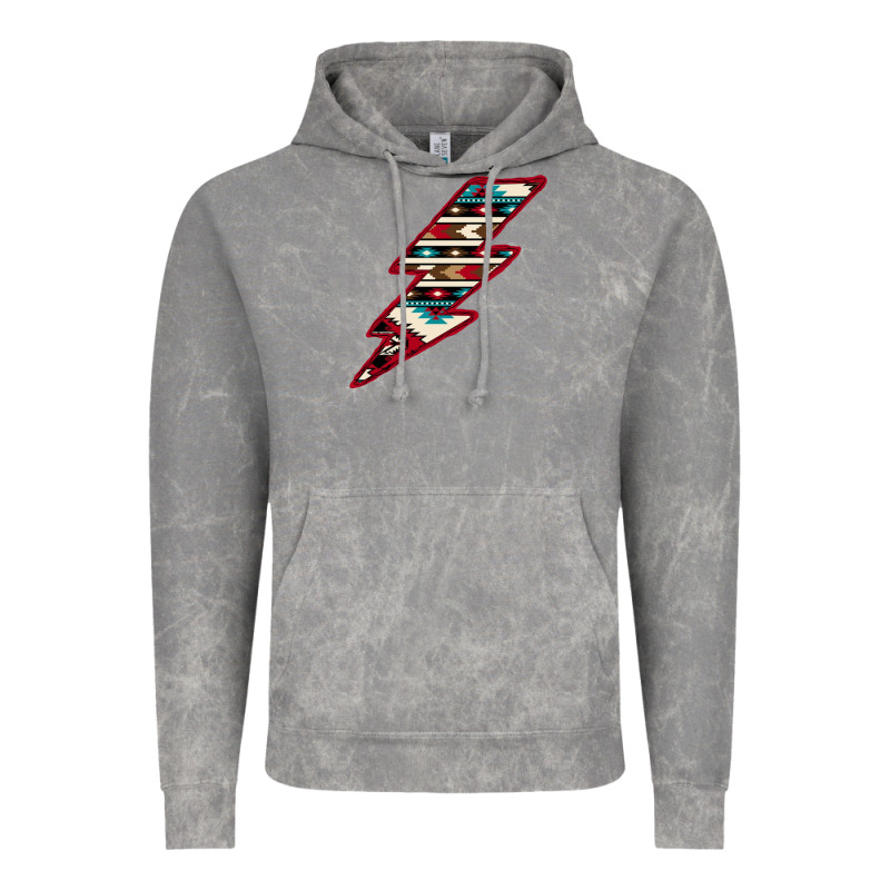 Western Aztec Pattern Lightning Vintage Hoodie by Bettercallsaul | Teevron