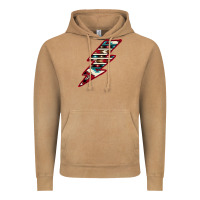 Vintage Camel Western Aztec Pattern Lightning Vintage Hoodie - Bettercallsaul