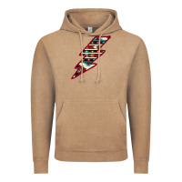 Vintage Coffee Western Aztec Pattern Lightning Vintage Hoodie - Bettercallsaul