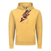 Vintage Mustard Western Aztec Pattern Lightning Vintage Hoodie - Bettercallsaul