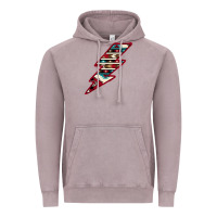 Vintage Zinc Western Aztec Pattern Lightning Vintage Hoodie - Bettercallsaul