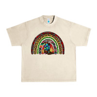 Sandshell Christmas cowboy boots rainbow Urban Heavy Tee - RanaPortraitStore