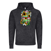 Vintage Black Mississippi Map Sunflower Cactus Serape Vintage Hoodie - RanaPortraitStore
