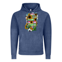 Vintage Denim Mississippi Map Sunflower Cactus Serape Vintage Hoodie - RanaPortraitStore