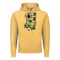 Mississippi Map Sunflower Cactus Serape Vintage Hoodie | Teevron