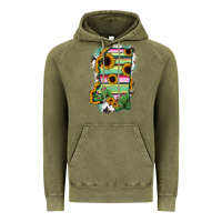 Vintage Olive Mississippi Map Sunflower Cactus Serape Vintage Hoodie - RanaPortraitStore