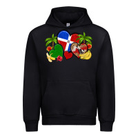Black dominican republic hearts Urban Hoodie - Artiststas