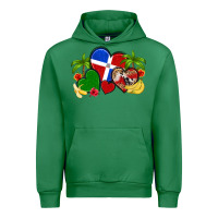 Emerald dominican republic hearts Urban Hoodie - Artiststas