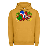 Pigment Peanut Butter dominican republic hearts Urban Hoodie - Artiststas