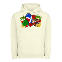 Pigment Pistachio dominican republic hearts Urban Hoodie - Artiststas