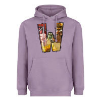 Lavender farm life alphabet lowercase letters w Heavyweight Hoodie - BundleAndBundleShop