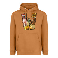 Meerkat farm life alphabet lowercase letters w Heavyweight Hoodie - BundleAndBundleShop