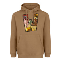 Toasted Coconut farm life alphabet lowercase letters w Heavyweight Hoodie - BundleAndBundleShop