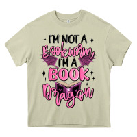 Mossy i'm not a booksorm i'm a book dragon Heavy Core Tee - MaliasSmallBusiness