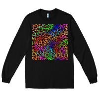 Black Pride leopard seamless pattern Long Sleeve Tee - NancyCooperArtShop