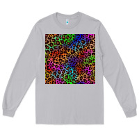 Moon Dust Pride leopard seamless pattern Long Sleeve Tee - NancyCooperArtShop