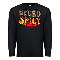 Black neuro spicy neurodivergence Premium Sweatshirt - LillyAllenDesigns