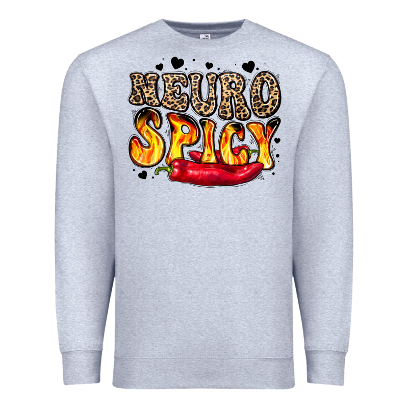 Neuro Spicy Neurodivergence Premium Sweatshirt by LillyAllenDesigns | Teevron