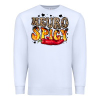 White neuro spicy neurodivergence Premium Sweatshirt - LillyAllenDesigns