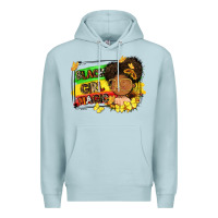 Blue Mist black girl magic Premium Hoodie - FaDigitalArtStudio
