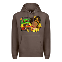 Coffee black girl magic Premium Hoodie - FaDigitalArtStudio
