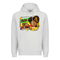 Dove Grey black girl magic Premium Hoodie - FaDigitalArtStudio