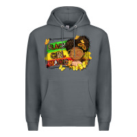 Rock black girl magic Premium Hoodie - FaDigitalArtStudio