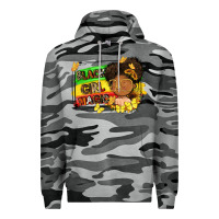 Slate Camo black girl magic Premium Hoodie - FaDigitalArtStudio