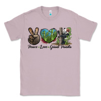 Lilac Peace Love Giant Panda Classic Tee - LillyAllenDesigns
