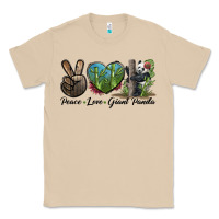 Mushroom Peace Love Giant Panda Classic Tee - LillyAllenDesigns