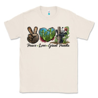Natural Peace Love Giant Panda Classic Tee - LillyAllenDesigns