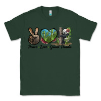 Sports Green Peace Love Giant Panda Classic Tee - LillyAllenDesigns