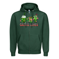 Sports Green Cactus Lover Cactus Coffee Cups Zipper Hoodie - FaDigitalArtStudio