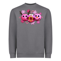 Storm pink christmas Heavyweight Sweatshirt - CowGirlArtShop
