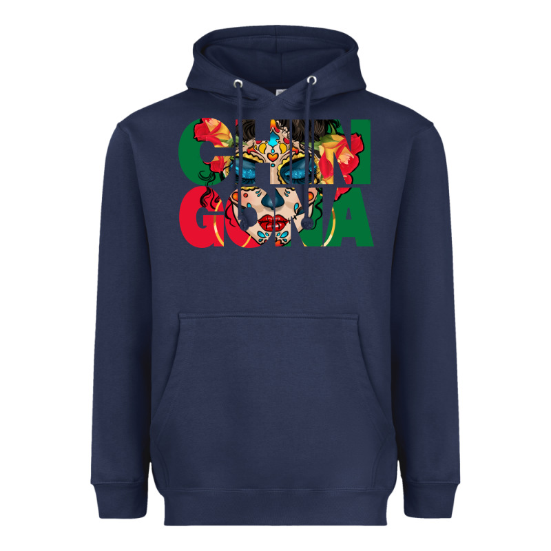 Chingona Sugar Skull Heavyweight Hoodie by BundleAndBundleShop | Teevron