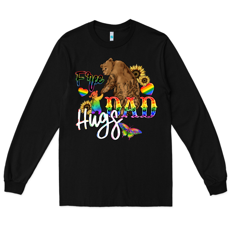 Free Dad Hugs Long Sleeve Tee by NancyCooperArtShop | Teevron