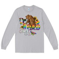 Moon Dust Free Dad hugs Long Sleeve Tee - NancyCooperArtShop