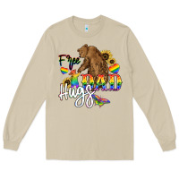 Mushroom Free Dad hugs Long Sleeve Tee - NancyCooperArtShop