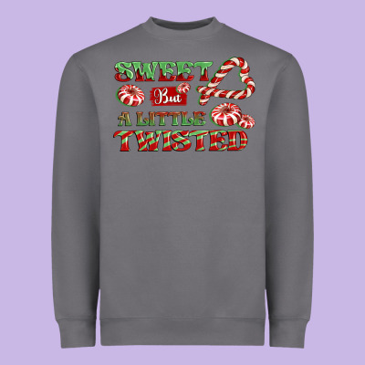 Sweet But A Little Twisted Heavyweight Sweatshirt Designed By Cowgirlartshop