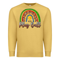 Antique Gold Play Ball Football Rainbow Premium Sweatshirt - CowhideDigitalArt