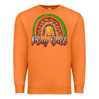 Carrot Play Ball Football Rainbow Premium Sweatshirt - CowhideDigitalArt